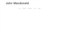 Desktop Screenshot of johnmacdonaldartist.com